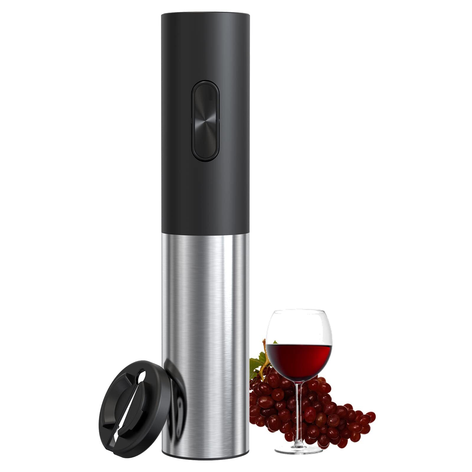 Electric Wine Opener - Automatic Corkscrew Bottle Opener for Wine Bottles, Rechargeable and Easy-to-Use Electric Corkscrew with Foil Cutter, Perfect for Home, Parties, and Gifts.