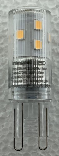 Confezione 10 LED Integrali G9 2.W Non Dim Bianco Caldo 320lm Push Fit 2.6=25 Watt - Foto 3 di 10