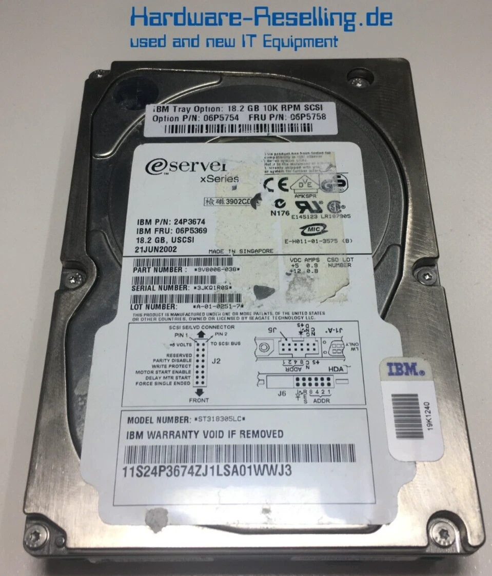 Disque dur interne HDD 3.5'' Data Center Ultrastar DC HC320 - WD