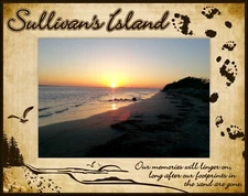 Sullivan's Island Laser Engraved Wood Picture Frame Landscape (8 x 10)
