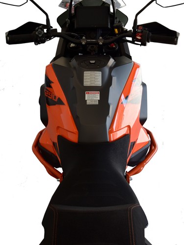 Pare carters Heed pour KTM 1290 SUPER ADVENTURE S / R (2021 - ) inférieur orange - Photo 4/4