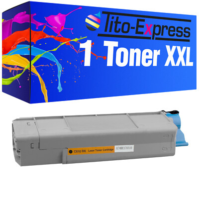Toner-Patrone Black PlatinumSerie für Oki C610DN C610DTN C610N