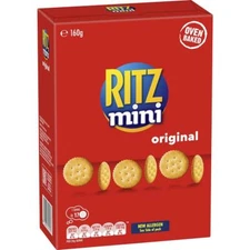 Nabisco Ritz Mini Original Crackers Biscuits Pack 160g