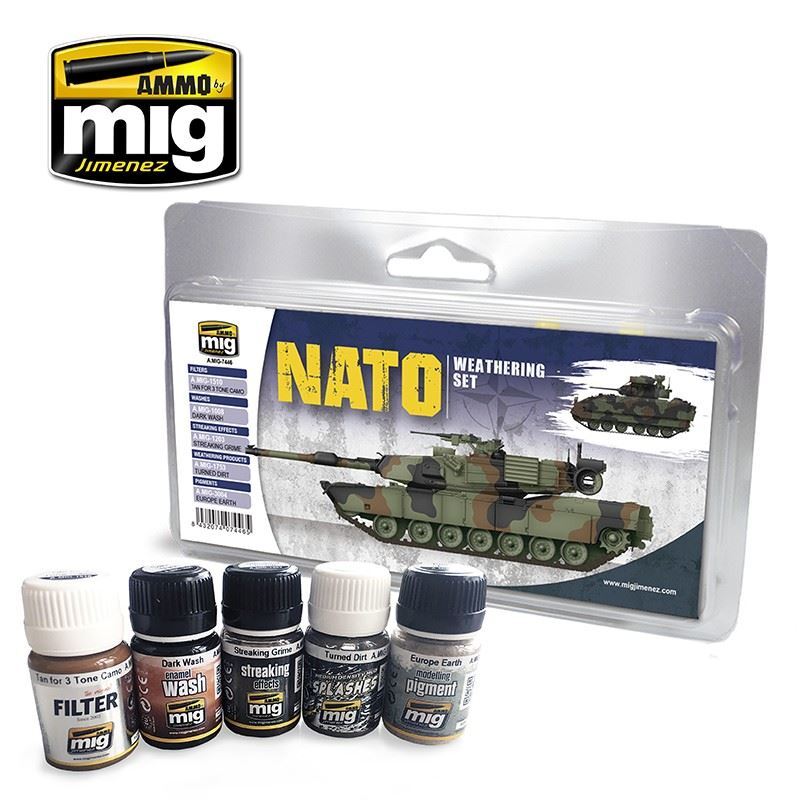Ammo by Mig Mig7446 Nato Weathering Set
