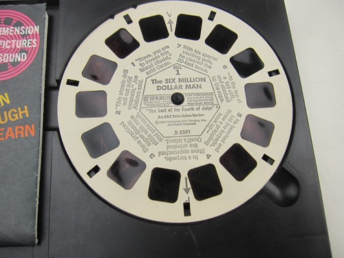 1973 GAF Talking View-Master THE SIX MILLION DOLLAR MAN MIB BIS - Picture 7 of 10