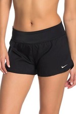 NWT Nike Women's Swim Board Shorts - NESS9389 - Black - Small
