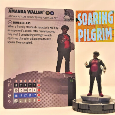 DC Heroclix  AMANDA WALLER - 039 - RARE  DC Notorious Set #39