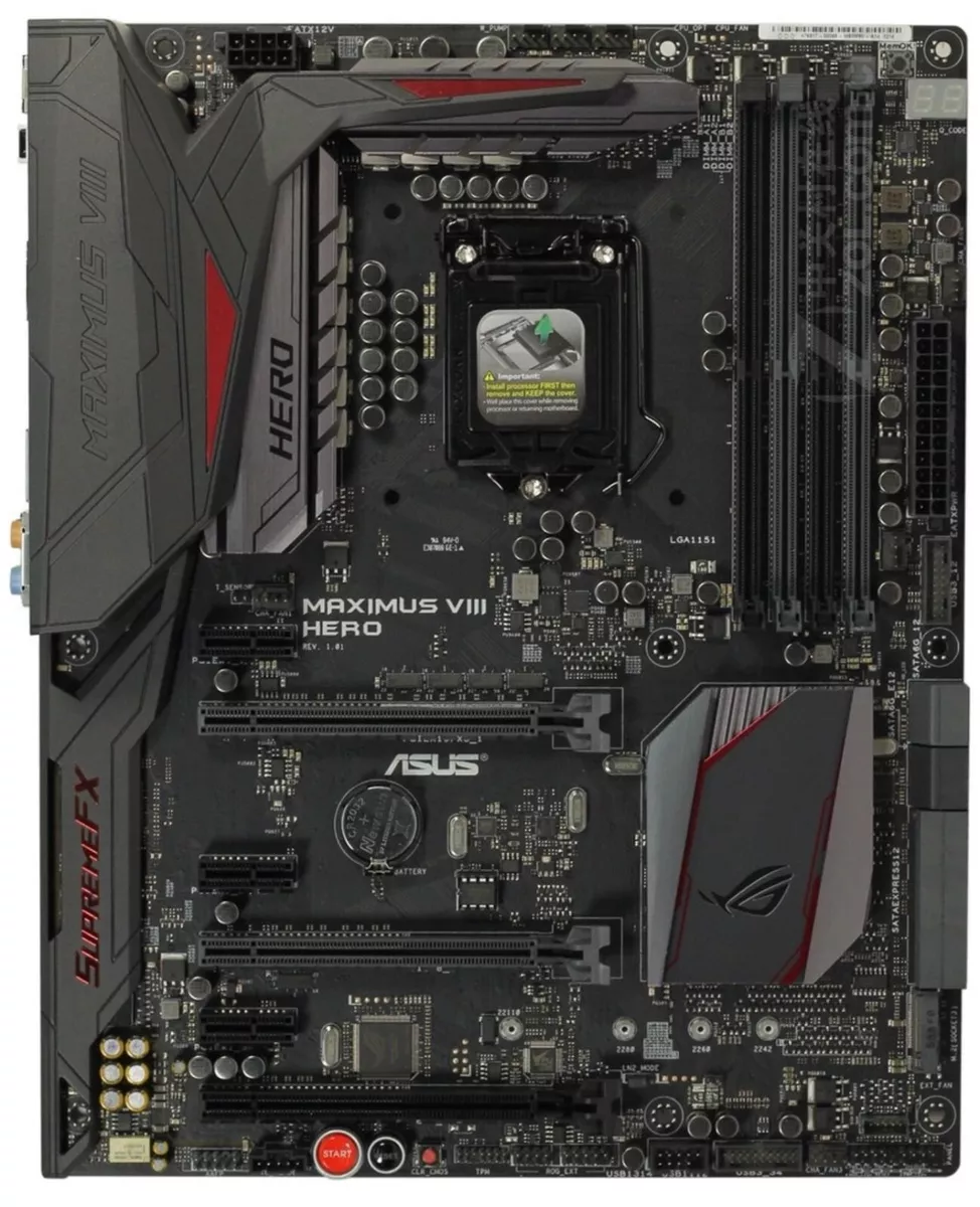 ASUS MAXIMUS VIII HERO Desktop ATX Motherboard LGA 1151 Intel Z170 DDR4 M.2