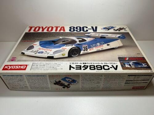 Vintage Kyosho TOYOTA 89C-V 1/10 2WD RC EP Group C Racing Car NIB Free Shipping - Picture 2 of 6