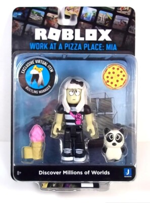 ROBLOX figure & accessories Work at Pizza Place Mia includes
