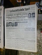 LA GAZZETTA DELLO SPORT 29 JUNE 1949 COPPI BARTALI MAGNI ROBIC OCKERS KUBLER
