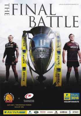 2018 AVIVA PREMIERSHIP RUGBY FINAL EXETER v SARACENS OFFICIAL