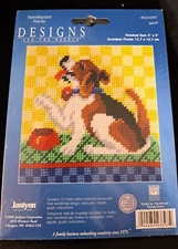 Janlynn Designs For The Needle Counted Cross Stitch Sam the Dog 5'' x 5''