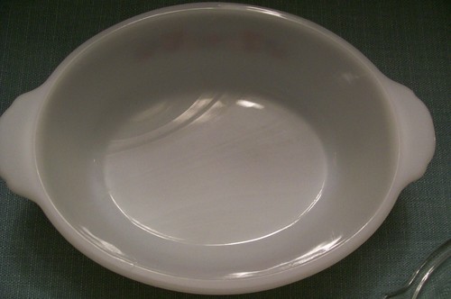 Vtg Fire King Ovenware- Oval 1 1/2 QT PRIMROSE Casserole /Baking Dish #467 w/Lid - Picture 3 of 12
