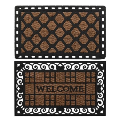 ZERBINO ETHNO SEIL UND KOKOS EINGANGSMATTE 75 X 45 X 1 CM