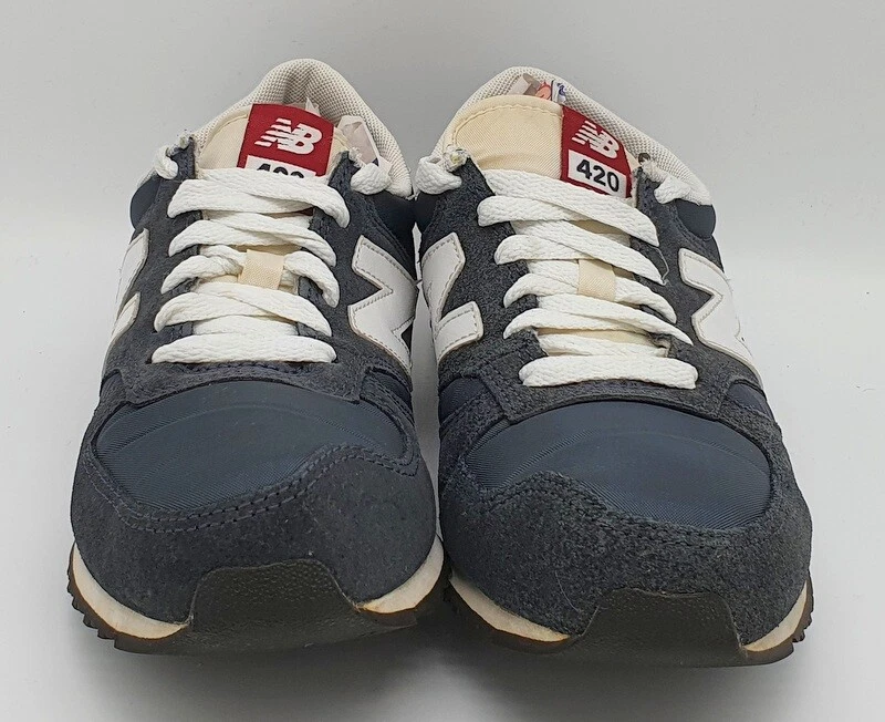 new balance u420 trainers navy white