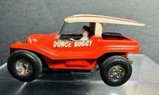 AURORA DUNE BUGGY COUPE 1969 Slot Car RED T-Jet Chassis working Condition 