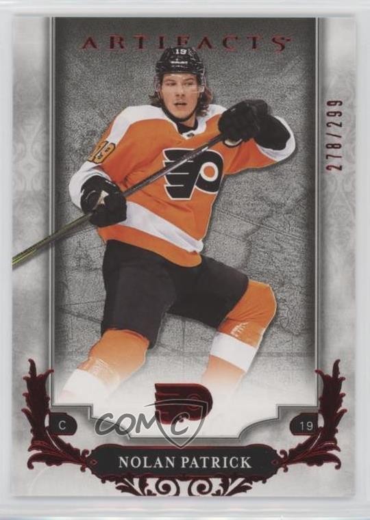 2018-19 Upper Deck Artifacts Ruby 278/299 Nolan Patrick #21 ld6