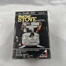 Coleman Peak 1 Feather 442 Dual Fuel Stove Model 442 w/ Box Untested Camping