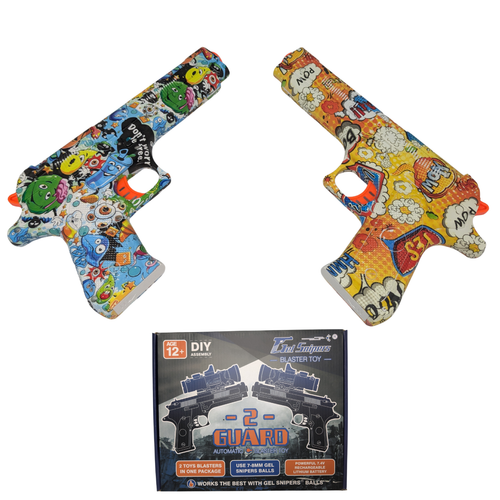 Gel Snipers Electric Combat Gel Blaster, Comics - 2 Blasters included