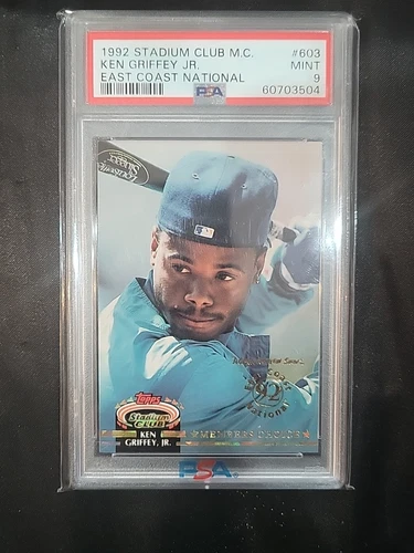 1992 Stadium Club Member Choice Ken Griffey Jr East Coast National PSA 9 #603