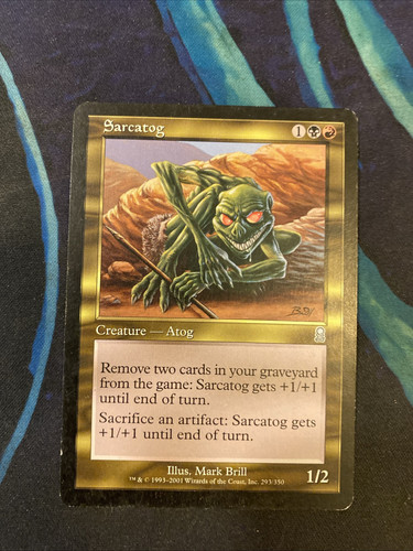 Vintage 2001 Magic The Gathering Sarcatog - Picture 1 of 2