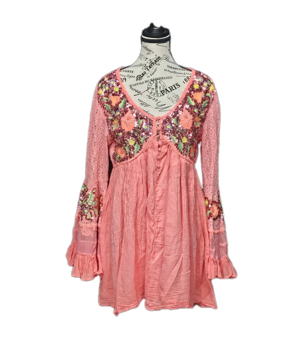 boston proper embroidered dress Floral Embroidered Mesh A Line Midi dress Black Multi main image 0