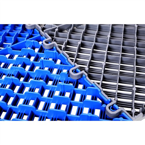 25pcs 15.6x15.6" Plastic Interlocking Modular Garage Flooring Tile Drainage Tile - Afbeelding 9 van 29