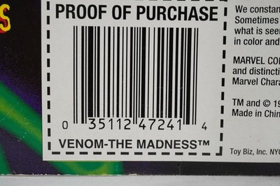 ToyBiz Spider-Man Planet of The Symbiotes Venom MOC Sealed 1996