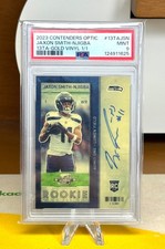Jaxon Smith-Njigba 1/1 Contenders Auto Gold Vinyl Case Hit Rookie SSP 2023 Optic