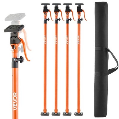 [New]Cabinet Jack Support Pole,4-Pack,49.2-114.6 Inch Steel Telescopic Quick Sup