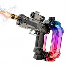 Electric Water Gun for Adults Kids,with LED RGB Music,Fully Automatic Squirt...