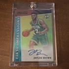 Panini 2016-17 Aficionado First Impressions Jaylen Brown Celtics Auto Card #1
