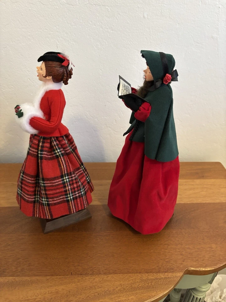 "Juego de 2 muñecas Simpich Caroler 12,5""" Foto 4 de 4