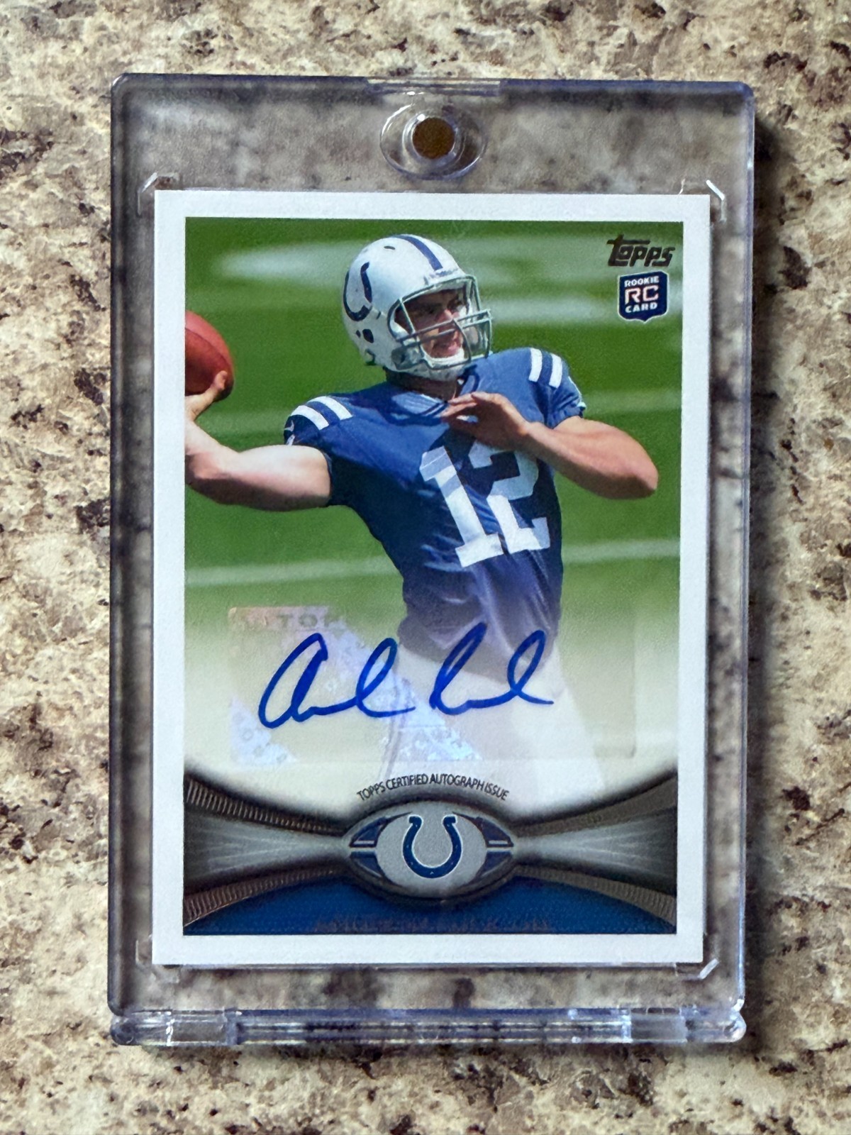 Andrew Luck Topps 1984 Rookie Autograph #1 Base