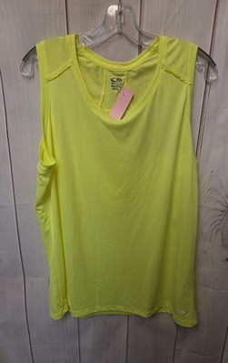 C9 by Champion Women's Size XXL Yellow Sleeveless Top