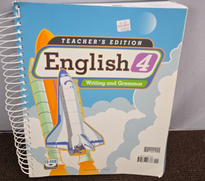 English 4 Writing Grammer Teachers edition BJU Press