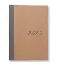MUJI 2026 Monthly Planner Schedule Book March Start Monday Begin A5 White Japan