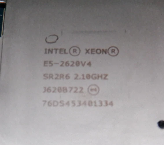 Intel Xeon E5-2620 v4 2.1GHz 8-Core Processor CPU  LGA2011 SR2R6   LOT OF 4 - Image 2 of 3