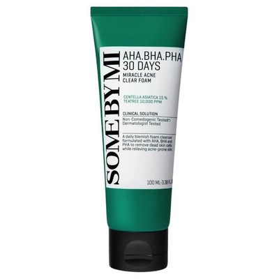 Some By Mi Face Foam AHA BHA PHA 30 Days Miracle Acne, 100 ml
