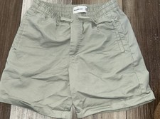 Abercrombie kids 11/12 Green Shorts Drawstring, Elastic Waist Girls Cuffed Hem