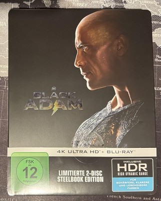 BLACK ADAM (2022) - 4K ULTRA HD + Blu-ray STEELBOOK Edition / Dolby VISION-ATMOS