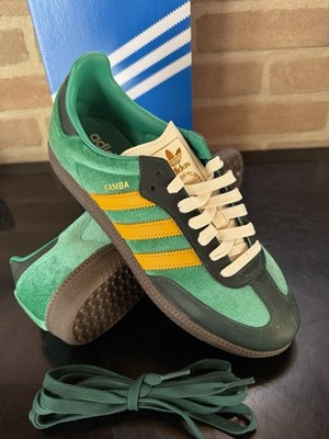 Adidas Samba OG ''Green Preloved Yellow Velvet'' - EU 43