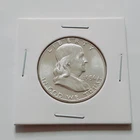 1956 GEM BU?  90% Silver Franklin Half  Dollar!!    Nice coin!   A243