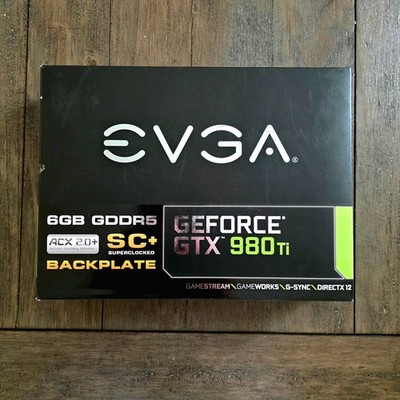 SEALED EVGA GeForce GTX 980 Ti SC+ (06G-P4-4995-KR) - Collector Grade / Win XP