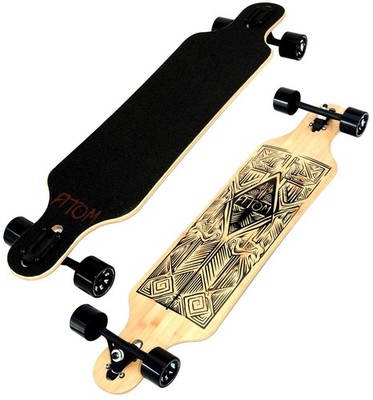 Atom Drop Through Longboard - 40 Inch Bamboo