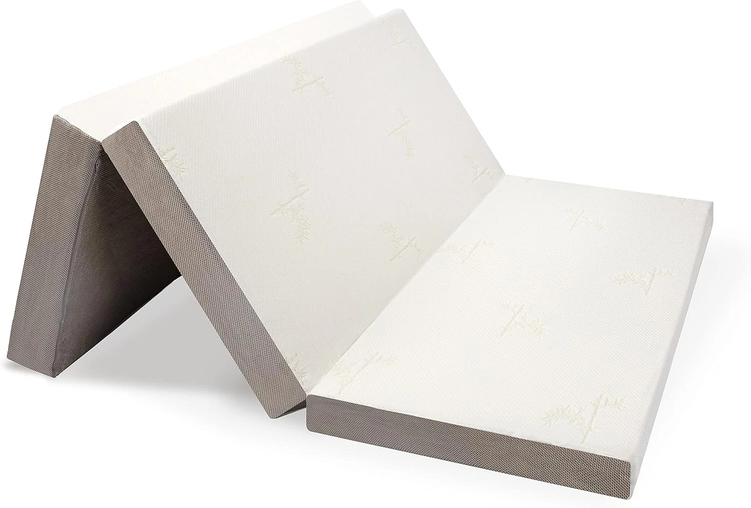 Washable Cover Full Tri Fold Mattress 75x52x4 Inches