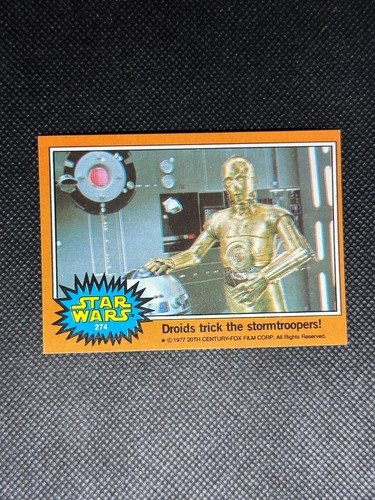 1977 Topps Star Wars Cards Orange Series 5 You Pick #265 - 330 Complete Your Set - Picture 40 of 267