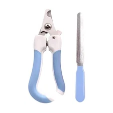 NEW Auto Pet Nail Clipper! Low Noise Magic Trimmer for Cat/Dog - Stress-Free Blu