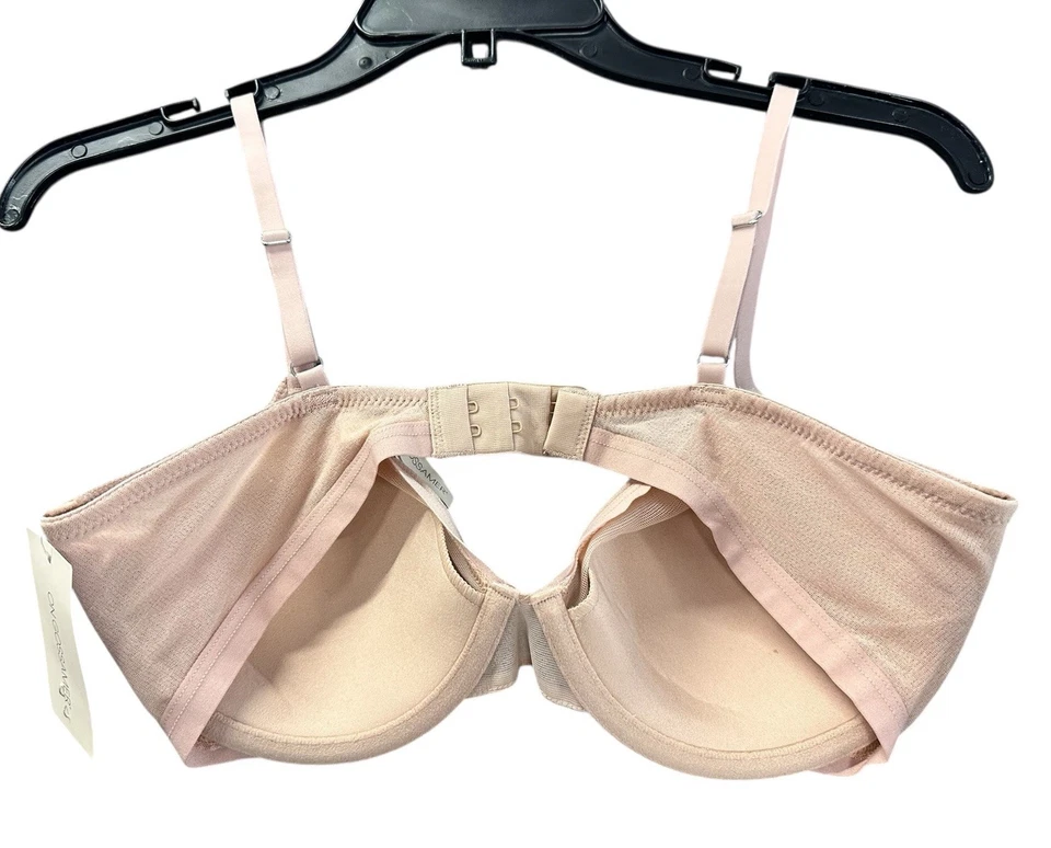 NUEVO Sujetador Demi On Gossamer Mujer Malla Media Copa Champagne Talla 34C Nuevo con Etiquetas Foto 3 de 3